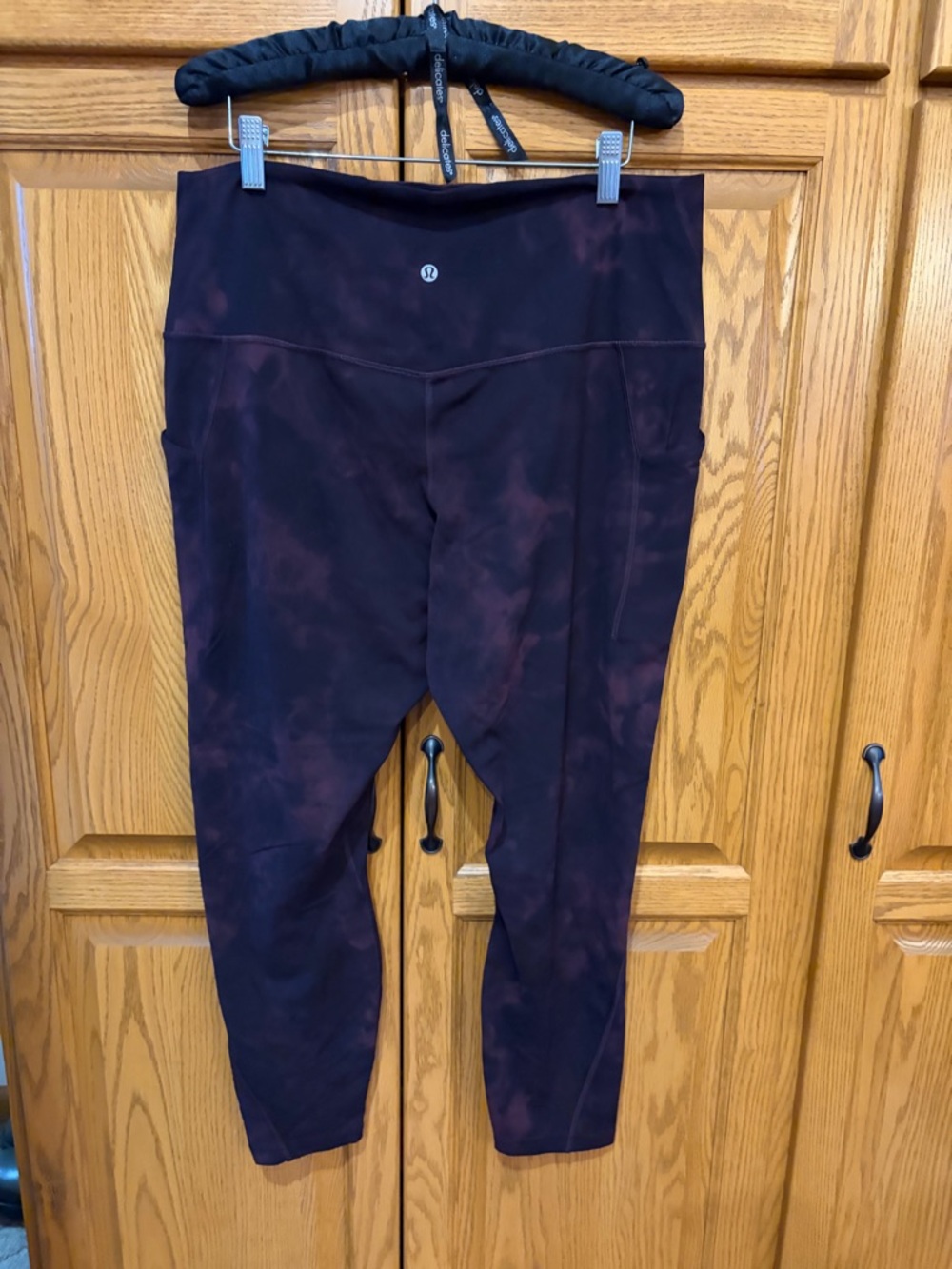lululemon athletica Purple Tie-Dye Athletic Leggings